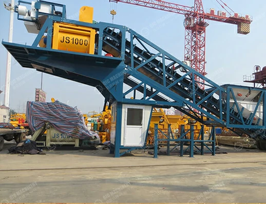 YHZS50/60移动式混凝土搅拌站