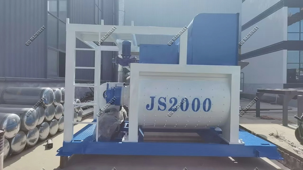 JS2000双卧轴混凝土搅拌机