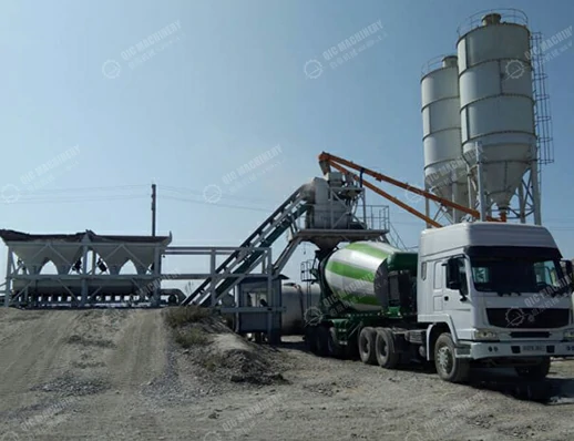 YHZS25移动式混凝土搅拌站