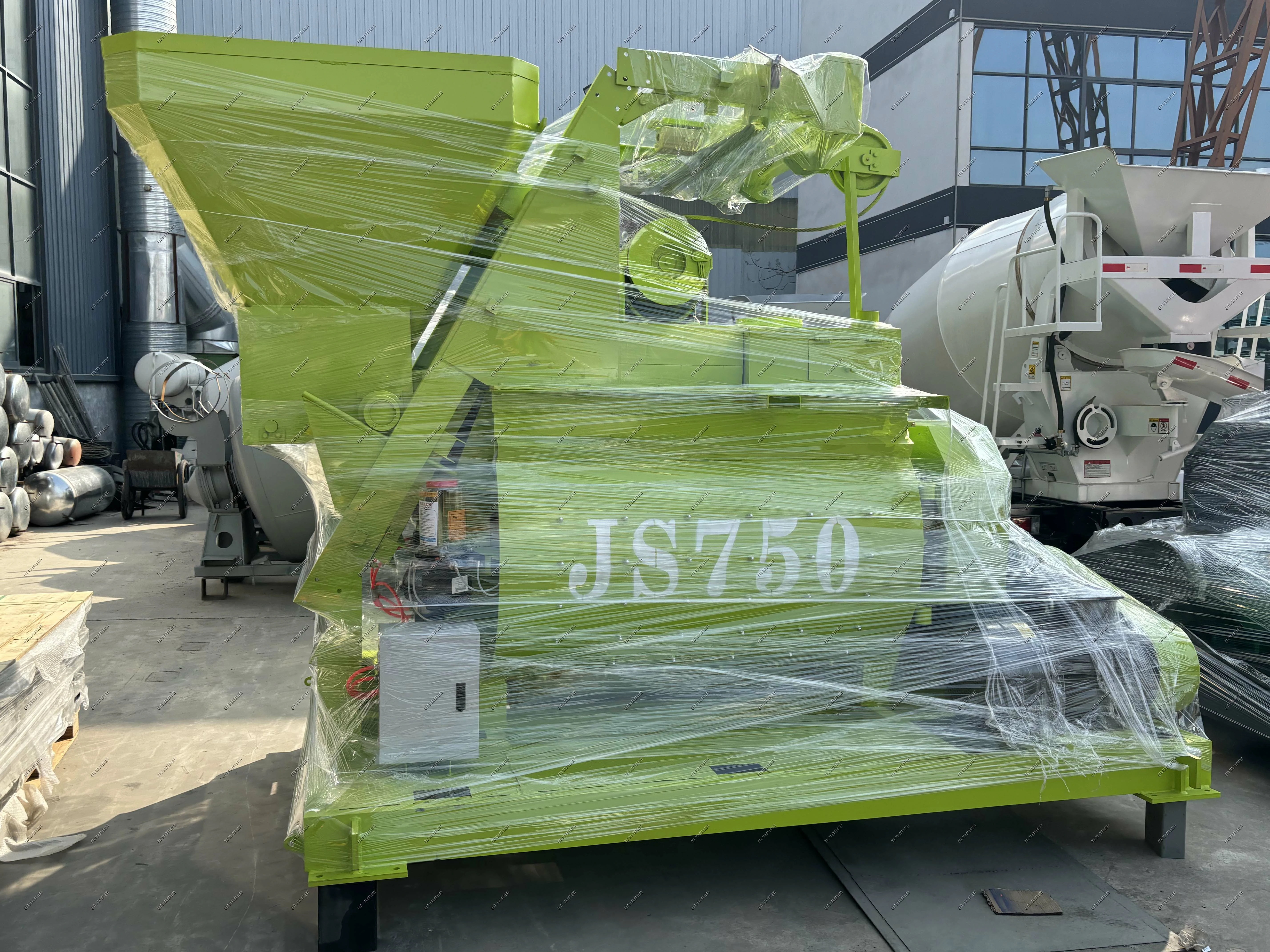JS750双卧轴混凝土搅拌机