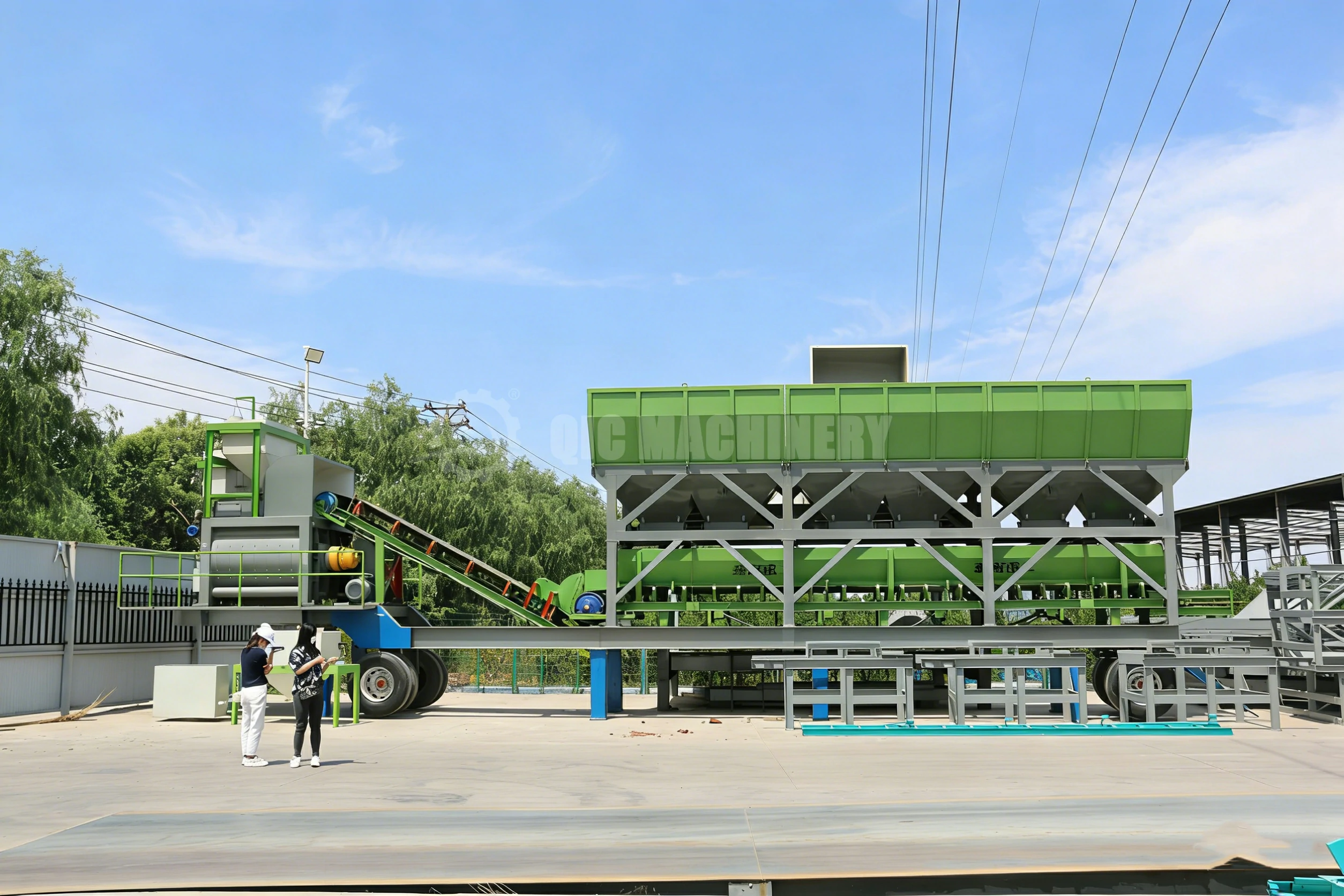 YHZS75/90移动式混凝土搅拌站